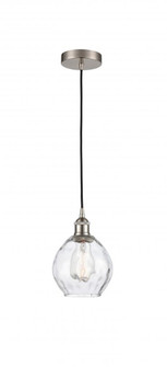 Waverly - 1 Light - 6 inch - Brushed Satin Nickel - Cord hung - Mini Pendant (3442|616-1P-SN-G362-LED)