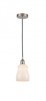 Ellery - 1 Light - 5 inch - Brushed Satin Nickel - Cord hung - Mini Pendant (3442|616-1P-SN-G391-LED)