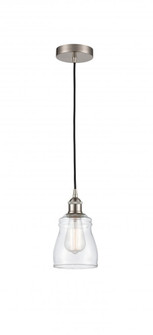 Ellery - 1 Light - 5 inch - Brushed Satin Nickel - Cord hung - Mini Pendant (3442|616-1P-SN-G392-LED)