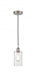 Clymer - 1 Light - 4 inch - Brushed Satin Nickel - Cord hung - Mini Pendant (3442|616-1P-SN-G802-LED)