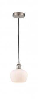 Fenton - 1 Light - 7 inch - Brushed Satin Nickel - Cord hung - Mini Pendant (3442|616-1P-SN-G91)