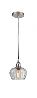 Fenton - 1 Light - 7 inch - Brushed Satin Nickel - Cord hung - Mini Pendant (3442|616-1P-SN-G92-LED)