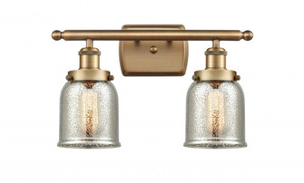Bell - 2 Light - 16 inch - Brushed Brass - Bath Vanity Light (3442|916-2W-BB-G58-LED)