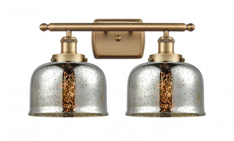 Bell - 2 Light - 18 inch - Brushed Brass - Bath Vanity Light (3442|916-2W-BB-G78)