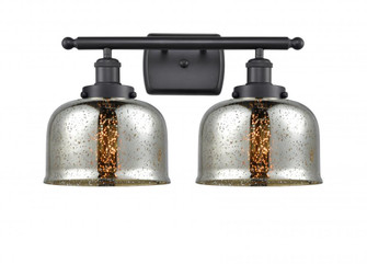 Bell - 2 Light - 18 inch - Matte Black - Bath Vanity Light (3442|916-2W-BK-G78-LED)