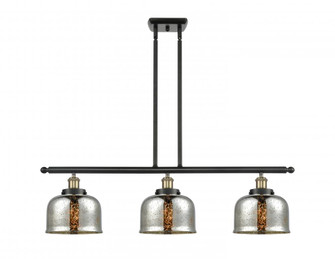 Bell - 3 Light - 36 inch - Black Antique Brass - Stem Hung - Island Light (3442|916-3I-BAB-G78-LED)