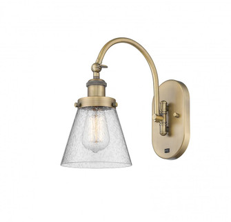 Cone - 1 Light - 6 inch - Brushed Brass - Sconce (3442|918-1W-BB-G64-LED)