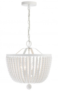 Rylee 4 Light Matte White Mini Chandelier (205|604-MT)