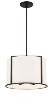 Carlyn 16'' Black Chandelier (205|CAR-9204-BK)