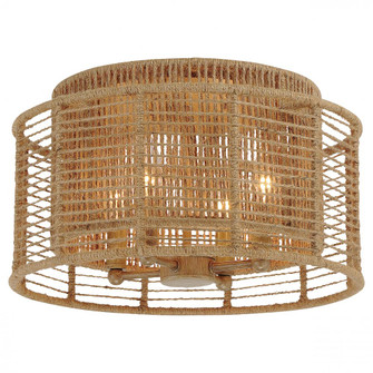 Jayna 15'' Burnished Silver Flush Mount (205|JAY-A5000-BS)