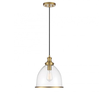 1-Light Pendant in Natural Brass (8483|M70119NB)