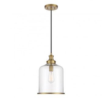 1-Light Pendant in Natural Brass (8483|M70120NB)