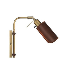 1-Light Adjustable Wall Sconce in Natural Brass (8483|M90062NB)