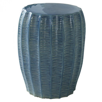 Uttermost Harbor Aqua Blue Garden Stool (85|25154)
