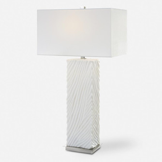 Uttermost Pillar White Marble Table Lamp (85|30066)