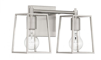 Dunn 2 Light Vanity in Brushed Polished Nickel (20|12113BNK2)