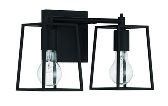 Dunn 2 Light Vanity in Flat Black (20|12113FB2)