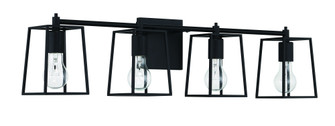 Dunn 4 Light Vanity in Flat Black (20|12132FB4)
