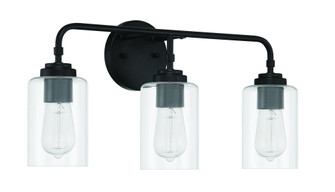 Stowe 3 Light Vanity in Flat Black (20|56003-FB)