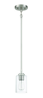 Stowe 1 Light Mini Pendant in Brushed Polished Nickel (20|56091-BNK)