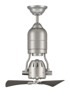 Bellows Uno 18'' 3-Blade Ceiling Fan in Brushed Polished Nickel w/ Greywood Blades; Not Light Kit (20|BW318BNK3)