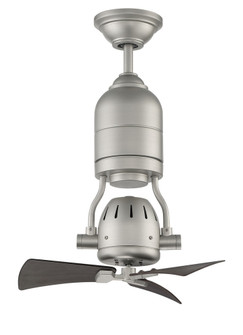 Bellows Uno 18'' 3-Blade Indoor/Outdoor (Damp) Ceiling Fan in Painted Nickel w/ Greywood Blades;  (20|BW318PN3)