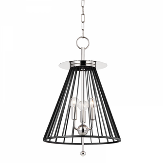 3 LIGHT PENDANT (57|1014-PN/BK)