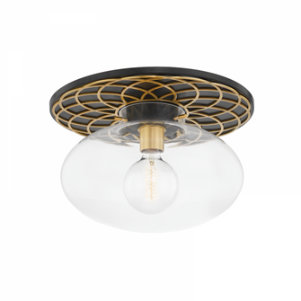 1 LIGHT SEMI FLUSH (57|1418-AOB)