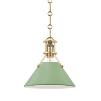 1 LIGHT SMALL PENDANT (57|MDS351-AGB/LFG)