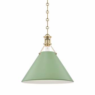 Painted No.2 Pendant (57|MDS352-AGB/LFG)