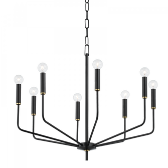 Bailey Chandelier (6939|H516808-AGB/SBK)