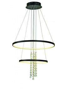 Black Glacier Foyer Chandelier (4819|T1040-BK)