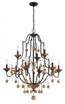 Colonial Charm - 9 Light Chandelier (10|2669-723)