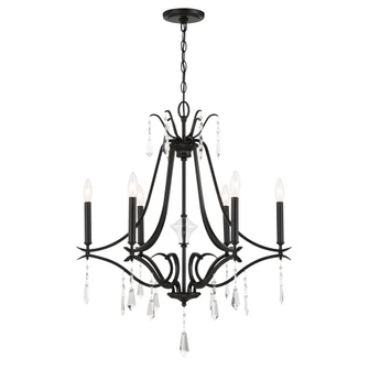 Laurel Estate - 6 Light Chandelier (10|4446-66A)