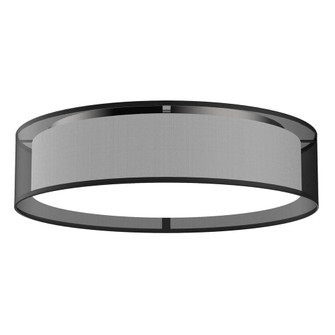 Dalton 20-in Black Organza LED Flush Mount (461|FM7920-BOR)