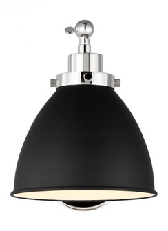 Single Arm Dome Task Sconce (7725|CW1131MBKPN)