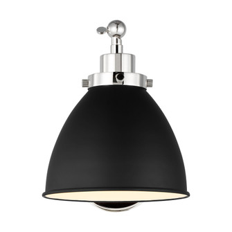 Wellfleet Single Arm Dome Task Sconce (7725|CW1131MBKPN)
