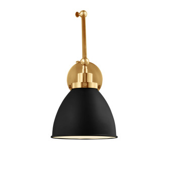 Wellfleet Double Arm Dome Task Sconce (7725|CW1161MBKBBS)
