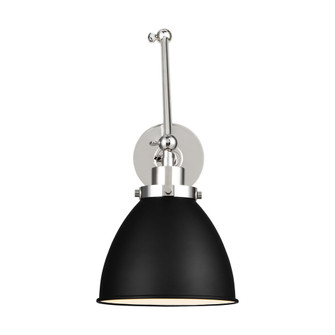 Wellfleet Double Arm Dome Task Sconce (7725|CW1161MBKPN)