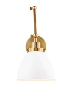 Double Arm Dome Task Sconce (7725|CW1161MWTBBS)
