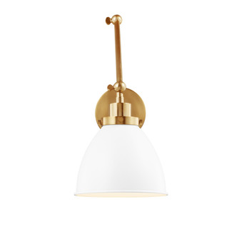 Wellfleet Double Arm Dome Task Sconce (7725|CW1161MWTBBS)