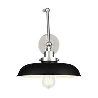 Wellfleet Double Arm Wide Task Sconce (7725|CW1171MBKPN)