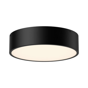 Brisbane 16-in Matte Black 3 Lights Flush Mount (7713|FM556016MB)