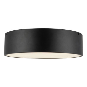 Brisbane 16-in Matte Black 3 Lights Flush Mount (7713|FM556016MB)