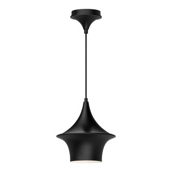 Emiko 9-in Matte Black 1 Light Socket Pendant (7713|PD523009MB)