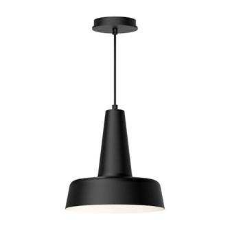 Juliana 11-in Matte Black 1 Light Socket Pendant (7713|PD527811MB)