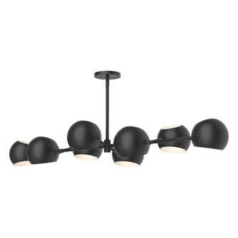 Willow 48-in Matte Black 8 Lights Linear Pendant (7713|LP648348MB)