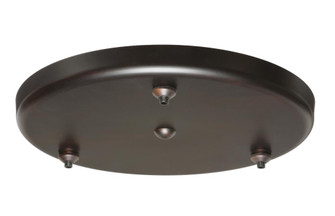 Besa 3-Light Large Round 12V LED Multiport Canopy, Bronze (127|T23XL-LED-BR)