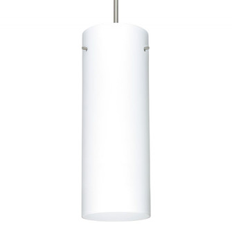 Besa Stilo 18 LED Pendant Opal Matte Satin Nickel 1x11W LED (127|1JT-412807-LED-SN)