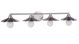 Isaac 4 Light Vanity in Brushed Polished Nickel (20|12537BNK4)